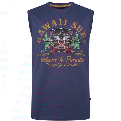 KAM Hawaii Surf Vest Vintage Indigo